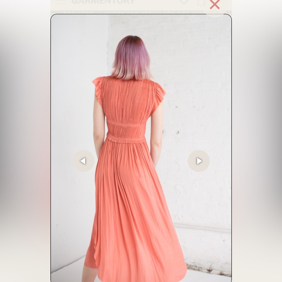 Ulla Johnson kaiya dress in dahlia size 6 - Picture 5 of 11